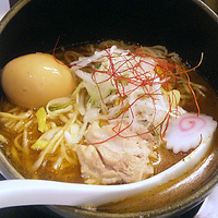 「伊勢海老そば味玉入り  950円 麺大盛 150円」@二代目 けいすけ 海老そば外伝の写真