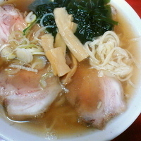 「チャーシューメン（麺強め）￥680」@手打ちらーめん 天狗の写真