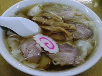 「ワンタンメン￥600+チャーシュー￥150」@やまや食堂の写真