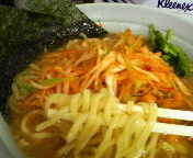 「ネギらーめん（太麺） 780円」@ラーメン堂 仙台っ子 仙台駅前名掛丁店の写真