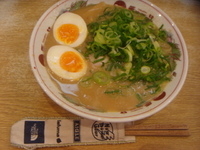 「こってりラーメン味付煮卵」@天下一品 総本店の写真