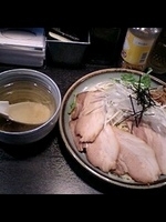 「チャーシュー塩つけそば（大盛）」@塩チャボの写真