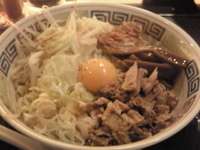 「ガッツリ汁なし麺」@麺屋ZERO1 荻窪店の写真