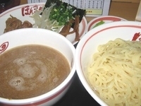 「つけ麺+野菜（サービス）」@徳島ラーメン ほんまや 大山店の写真