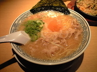 「肉そば（682円クーポン使用で500円）+鉄板ミニチャーハン（2」@丸源ラーメン 前橋店の写真