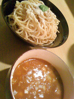 「つけ麺ロッソ（中）850円+残りソースリゾット仕立て（200円）」@ajitoの写真