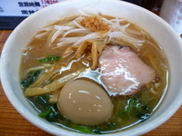 「ねぎらーめん+味たま」@めんや 暁の写真