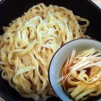 「つけ麺昆布醤油味850円」@小麦と肉 桃の木の写真