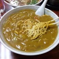 「カレーラーメン（麺カタメ） 700円」@みのりやの写真