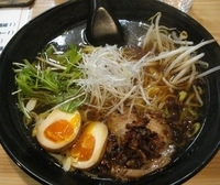 「奥出雲森田醤油ラーメン+半熟煮たまご、道玄特製チャーシュー丼」@ラーメン 道玄の写真