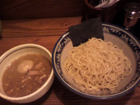 「つけ麺（大盛）+ライス」@らーめん木尾田の写真