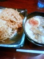 「つけ麺・普通麺&辛麺（750円）」@屋台らーめん 柏店の写真
