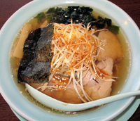 「ねぎチャーシューめん（醤油 ￥630）」@たけの家の写真