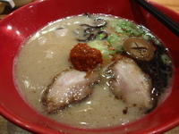 「Akamaru Modern $16 Nitamago$2 （赤」@一風堂 ニューヨーク店の写真