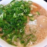「らーめん（味付玉子+九条ねぎ多めトッピング）」@京めん 壱慶の写真