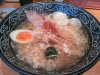 「ピリ辛ネギそば（塩）+ワンタン」@支那そば 一本気の写真
