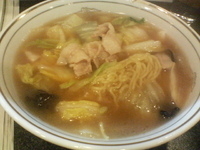 「白菜らーめん」@魚だしラーメン 若竹の写真