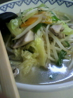 「タンメン（細麺） 650円」@らーめん みずきのの写真