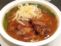 「イベリコ健康ラーメン 醤油味（こってり）@900」@下北沢 スペインバルの写真