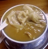 「カレーラーメン+ワンタン」@実之和食堂の写真