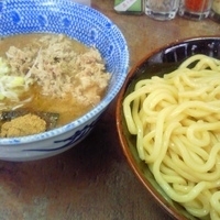 「つけめん+豚ほぐし」@六厘舎 本店の写真