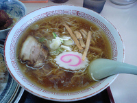 「Bセット（支那そば+半チャーハン 680円）」@元祖 あじ平の写真