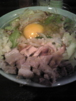 「あえそば（全部のせ）」@麺や あかつきの写真