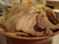 「豚野郎ラーメン ヤサイマシ」@重厚煮干中華そば 大ふく屋 上野店の写真