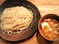 「辛味つけ麺 中+味玉」@つけ麺屋 やすべえ 池袋店の写真
