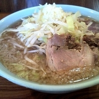 「ラーメン （ニンニク）」@ラーメン二郎 亀戸店の写真