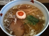 「しおらーめん+ネギ焼豚丼」@らーめん おがわの写真