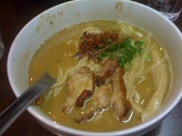 「グリーンカレーソバ（850円）」@BASSANOVAの写真