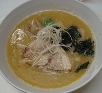 「しおらーめん（細麺）、チャーシューごはん」@塩ラーメン・つけめんのお店 はないちの写真