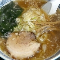 「ラーメン（半盛り）￥450」@らーめん一心亭の写真