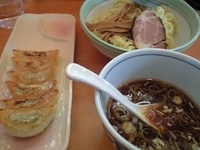 「つけ麺大盛+ランチ餃子（800円+198円）」@大勝軒 虹ヶ丘店の写真