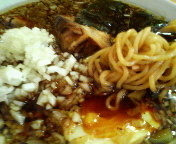 「大葉ラーメン薬味増し 800円」@らーめん 大葉 土浦店の写真