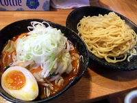 「辛野菜つけ麺」@つけ麺道 たけしの写真