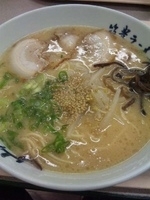 「ラーメン Cセット +替え玉硬麺×3」@筑豊ラーメン 山小屋 Mr.MAX土井店の写真