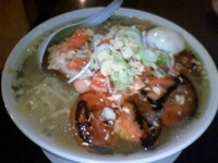 「塩トマトらーめん 880円  麺大盛サービス」@下町食堂 春屋の写真