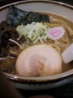 「和風とんこつラーメン（中盛サービス）700円」@豚骨ラーメン専門店 二福神の写真