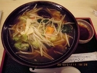 「さんまーめん+焼餃子」@和風らーめん 味のほうさくの写真