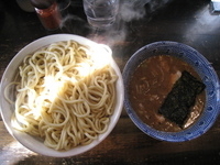「つけ麺大盛（あつもり）+半肉増し」@狼煙 〜NOROSHI〜の写真