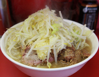 「小ブタ（麺少なめ）ニンニク」@ラーメン二郎 ひばりヶ丘駅前店の写真