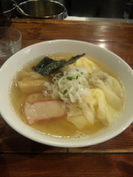 「白だし特製ワンタン麺ハーフ【850円】」@八雲の写真