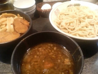 「ミニつけ麺（720円） + メンマ（150円）」@麺屋 婆娑羅の写真