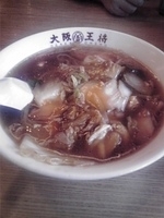 「ピリ辛野菜あんかけラーメン」@大阪王将 新宿店の写真