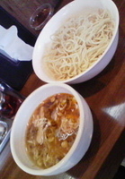 「つけ麺塩味中盛り（700円）」@麺家 彩華 池上店の写真