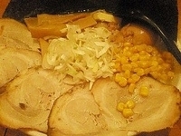 「海老味噌全部のせ（1,250円）・特盛り（200円）」@元祖一条流 がんこラーメン ラーメン国技館の写真