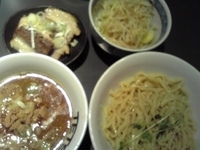 「野菜つけめん+肉増し」@つけめんTETSU 高円寺店の写真