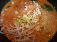 「角煮担担麺（半ライスサービス）750円」@龍高飯店 坦々麺房の写真